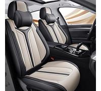 ZuDoxx Car Seat Covers Universal Fit for Jaguar F-Pace S 30d/F-Pace S 35t/F-Pace 20d Portfolio/F-Pace 35t R-Sport/F-Pace S 30t Prestige/F-Pace S Front Rear Complete Set For 5 Seats Protective Covers