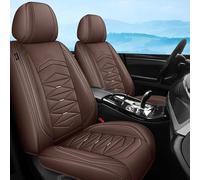 ZuDoxx Car Seat Covers Universal Fit for Mitsubishi Outlander Pajero Pajero Classic Pajero Pinin Pajero SportWaterproof Napa Leather Front Rear Complete Set For 5 Seats Protective Covers