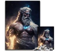 Zues Thunder 1000 Piece Jigsaw Puzzles for Adults Wooden Jigsaw Puzzles for Adults Adult Game Gift Family Interactive Game Brain Challenge Gift 1000 PCS(75x50cm)