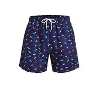 Zufuny Dissolving Swim Shorts Prank Dissolvable Swimming Trunks for Brother Boyfriend Bachelor Beach Party in The Swimming Pool Dolphin Blue
