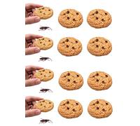 Zugar Land Cookie Surprise (12 Pieces) Soft Plastic Prank Toy with Cockroach Great for Gags (12 Pieces)