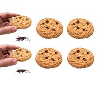 Zugar Land Cookie Surprise (6 Pieces) Soft Plastic Prank Toy with Cockroach Great for Gags (6 Pieces)