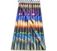 Zugar Land Outer Space Solar System Planets Print #2 Lead 7.5" Pencils (36 Pieces) Cosmos Galaxy Night Sky Moon Earth Saturn (36)