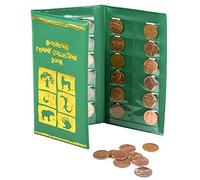 Zugar Land Souvenir Penny Holder Collecting Books (Green - Zoo Animals) Bi-Fold Coin Display for Rare and Elongated Pennies! (Green - Zoo)