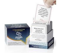 ZUGATI Conversation Starter Cards - 200 Cards - Meaningful Questions & Icebreakers for Couples, Family & Friends - Date Night, Parties, Dinner Table Party Game Gift, Family Conversation Card