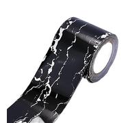 ZUGLQYSX 10M Self-Adhesive Waist Line Living Room Bedroom Border Wallpaper Door Frame Waterproof Decorative Film 3D Wall Stickers for Hotel Deco(19)