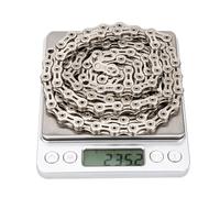 ZUGLQYSX 11 Speed Chain Road Bike 11s 22s 33s Light 116 Links Master Link Missing Current for Road Racing Cycling(11s Silver SLR 235g)