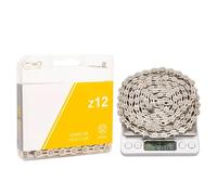 ZUGLQYSX 12 Speed Chain Mountain Road Bike Current 12v Missing Link Bicycle 12S Power Lock 126 Links For K7 System for Road Racing Cycling(Silver-SL)