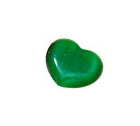 ZUGLQYSX 3pcs Crystal Rolling Stone Rainbow Color Heart Specimen Cymophane Aquarium Fish Tank Home Decor Mineral Specimen For Plant Pot Aquarium(Green)