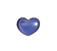 ZUGLQYSX 3pcs Crystal Rolling Stone Rainbow Color Heart Specimen Cymophane Aquarium Fish Tank Home Decor Mineral Specimen For Plant Pot Aquarium(Dusty-blue)