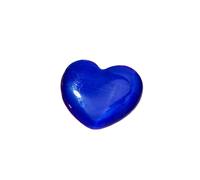 ZUGLQYSX 3pcs Crystal Rolling Stone Rainbow Color Heart Specimen Cymophane Aquarium Fish Tank Home Decor Mineral Specimen For Plant Pot Aquarium(Dark-Blue)