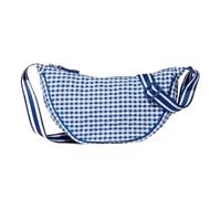 ZUGLQYSX Crescent Bag For Women Retro Dumpling Bag Casual All-match Plaid Shoulder Bag For Travel Work Daily(Color3)