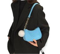 ZUGLQYSX Crescent Bag For Women Women's Mini Shoulder Bags Felt Women's Bags Underarm Handbags Crescent Saddle Bags For Travel Work Daily(Color4)