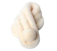ZUGLQYSX Fluffy Scarf Plush Scarf Women's Collar Shawl Winter Neck Warmer Wrap(Apricot)