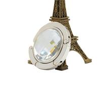 ZUGLQYSX Handbag Foldable Bag Hook Purse Table Hanger Holder Alloy Crystal Rhinestone(White)