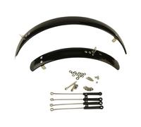 ZUGLQYSX Mud Guards For Mountain Bike 2pcs Quick Setup Mudguard Easy Installation For 20 Inch Bicycles Is Addition V-brake in black(20 inch vshape black)