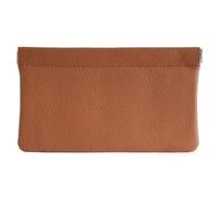 ZUGLQYSX Passport Holder Cowhide Long Wallet Passport Driver's License Document Holder Data Cable Cosmetic Bag Storage Self-Closing(Brown)