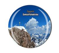 Zugspitze Garmisch-Partenkirchen Germany Fridge Magnet Souvenir Gift Crystal Magnetic Sticker