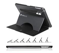 ZUGU Case for iPad 5th/6th Generation 9.7 inch 2017/2018 [Black] | Ultra Slim Protective Cover - Apple Pencil Holder - Convenient 7-Angle Magnetic Stand - Auto Sleep/Wake Function