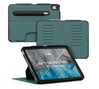 ZUGU CASE for iPad Air 11 (M4 2026/M3 2025/M2 2024) iPad Air 5 & 4 10.9 inch (2022/2020) Protective Cover, Wireless Apple Pencil Charging, Convenient 8-angle Magnetic Stand & Auto Sleep/Wake [Pine]