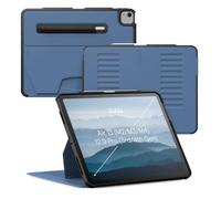ZUGU CASE for iPad Air Case 13 Inch M4 2026 & M3 2025 & M2 2024 / iPad Pro 12.9 inch (3rd/4th Gen), Slim Protective Cover with Apple Pencil Holder, 10 Viewing Angles Auto Wake/Sleep (Slate Blue)