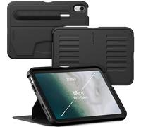ZUGU CASE for iPad Mini 7 (A17 Pro) & 2021 iPad Mini 6 (7th/6th Generation 2024/2021) Slim Protective Case, Wireless Pencil Charging, Convenient 7 Angle Magnetic Stand, Auto Sleep/Wake [ Black ]