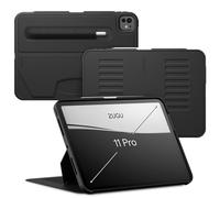 ZUGU CASE for iPad Pro 11 Inch Case (M4 / M5) 2024/2025 - Ultra Slim Protective Cover - Wireless Apple Pencil Charging - Convenient 8-angle Magnetic Stand & Auto Sleep/Wake [ Black ]