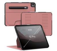 ZUGU CASE for iPad Pro 13 Inch Case (M4 / M5) 2024/2025 - Ultra Slim Protective Cover - Wireless Apple Pencil Charging - Convenient 10-angle Magnetic Stand & Auto Sleep/Wake [ Desert Rose Pink ]