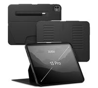 ZUGU iPad Pro 13 Inch Case (M4) 2024 - Ultra Slim Protective Cover - Wireless Apple Pencil Charging - Convenient 10-angle Magnetic Stand & Auto Sleep/Wake [ Black ]