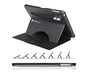 ZUGU iPad5 / iPad6 9.7 Case 2018/2017 Prodigy X, Ultra Slim Protective Cover - Apple Pencil Holder - Convenient 7-angle Magnetic Stand & Auto Sleep/Wake [ Black ]