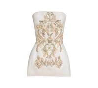 Zuhair Murad Cady embellished hip-length top - Neutrals 38