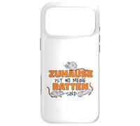 Zuhause ist wo meine Ratten sind Rattenliebhaber Case for iPhone 17 Pro Max