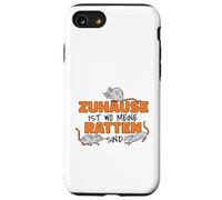 Zuhause ist wo meine Ratten sind Rattenliebhaber Case for iPhone SE (2020) / 7/8