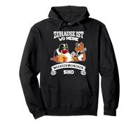 Zuhause Ist Wo My Guinea Pigs Are Sweet Gift Pullover Hoodie