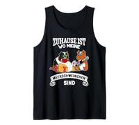 Zuhause Ist Wo My Guinea Pigs are Sweet Gift Tank Top