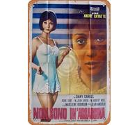Zuhhgii A Trap for Cinderella Movie Poster Retro Film Tin Sign Cafe Restaurant Home Wall Retro Club Restaurant Man Cave Gift Vintage Metal Sign 12x8 inch.
