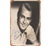 Zuhhgii Alan Ladd late 1940's -1950's Vintage Movie Poster Tin Sign,Retro of Classic Old Film Poster Metal Sign TV Bar Wall Club Restaurant Man Cave Wall Decoration 8x12 Inches Retro Plaques.