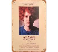 Zuhhgii An Angel at My Table 1990 Vintage Movie Poster Vintage Tin Sign,Retro of Classic Old Film Poster Metal Sign TV Bar Karaoke Man Cave Wall Decor 8x12 Inches.