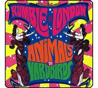 Zuhhgii Animals, The Yardbirds - Rumble In London: The Animals Vs. The Yardbirds Metal Signs Vintage Rock Music Wall Decor Man Cave Tin Sign Gym Pool Bar Bathroom Yard Garage Pub Plaque Poster Wall