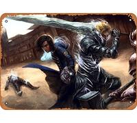 Zuhhgii Anime Metal Poster Stormlight figure poster metal tin sign stormlight Wall Art Decor Tin Sign - 8 x 12inch