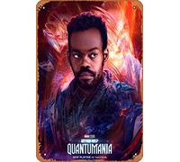 Zuhhgii Ant-Man And The Wasp Quantumania (William Jackson Harper,Quaz) Movie Poster Tin Sign Film Movie Cinema Theater 8x12 inches - Vintage Metal Tin Sign for Home Bar Pub Garage Decor Gifts