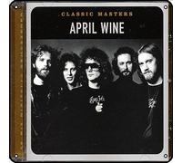 Zuhhgii April Wine - Classic Masters Metal Signs Vintage Rock Music Wall Decor Man Cave Tin Sign Gym Pool Bar Bathroom Yard Garage Pub Plaque Poster Wall Art Sign 12x12 Inch