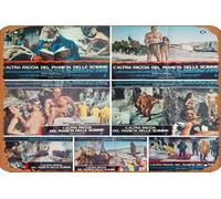 Zuhhgii Beneath the Planet of the Apes Movie Poster Metal Tin Signs Vintage Wall Art Best Gift 12x8 Inch Bathroom Retro Art Metal Sign Coffee And Bar Wall Decor