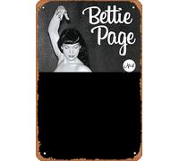 Zuhhgii BETTIE PAGE & CURSE OF THE BANSHEE #4 CVR I BLACK BAG PHOTO - Vintage Comics Poster Metal Sign Man Cave Decor Anime TV Show Poster Art For Cafe Restaurant Home Metal Wall Tin Sign Retro Gift
