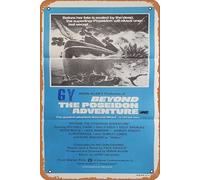 Zuhhgii Beyond The Poseidon Adventure 1979 Vintage Movie Poster Vintage Tin Sign,Retro of Classic Old Film Poster Metal Sign TV Bar Karaoke Man Cave Wall Decor 8x12 Inches.