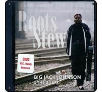 Zuhhgii Big Jack Johnson & The Oilers - Roots Stew Metal Signs Vintage Rock Music Wall Decor Man Cave Tin Sign Gym Pool Bar Bathroom Yard Garage Pub Plaque Poster Wall Art Sign 12x12 Inch