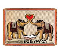 Zuhhgii Bollywood Films, Polish Poster Movie Series Vintage Retro Tin Sign 8x12 Inches Classic Film Television Posters Garage,Bar,Cinema,Living Room,Bedroom,Decorative Metal Retro Sign Plaque.