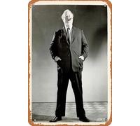 Zuhhgii Burl Ives 1950's Vintage Movie Poster Vintage Tin Sign,Retro of Classic Old Film Poster Metal Sign TV Bar Karaoke Man Cave Wall Decor 8x12 Inches.