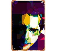 Zuhhgii Chris Cornell Pop Art WPAP Funny Vintage Tin Sign Wall Anime Cartoon Poster Retro Iron Painting Metal Plaque for Bar Cafe Garage Home Gift Birthday Wedding 12x8 inch.