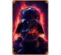 Zuhhgii Darth Vader 10 Funny Vintage Tin Sign Wall Anime Cartoon Poster Retro Iron Painting Metal Plaque for Bar Cafe Garage Home Gift Birthday Wedding 12x8 inch.